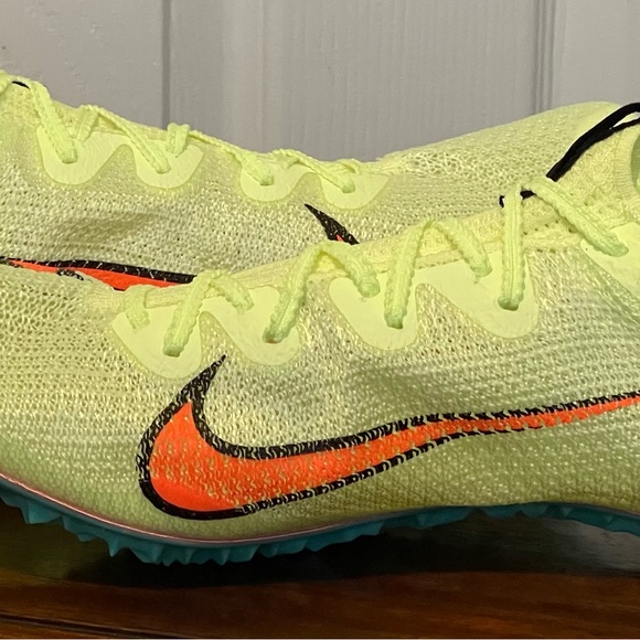 Nike Zoom Superfly Elite 2 Track Spikes Cleats Barely Volt CD4382-700 Mens Sz 14 - Picture 7 of 10